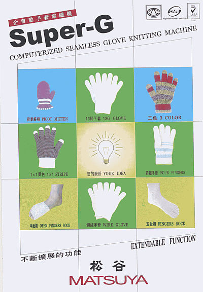 Imagen: Catalogo de mquina de tejer guantes - frente