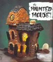 This is a picture of a haunted 					gingerbread house.