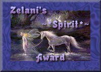 Thanks for the award Zelani