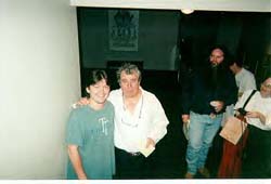 Terry Jones with me at the Children's Film Festival in Chicago, 1998