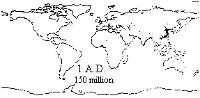 animated population map: 1 A.D. to 2020 AD