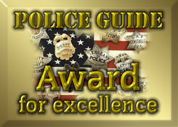 Award from Police Guide Web Site
