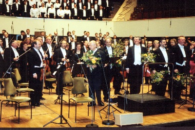 Welturauffhrung des Oratoriums SALUT AU MONDE in Leipzig (19.04.1999)