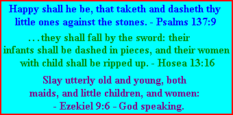 Biblical verses demonstrating the Christian God's love of children.