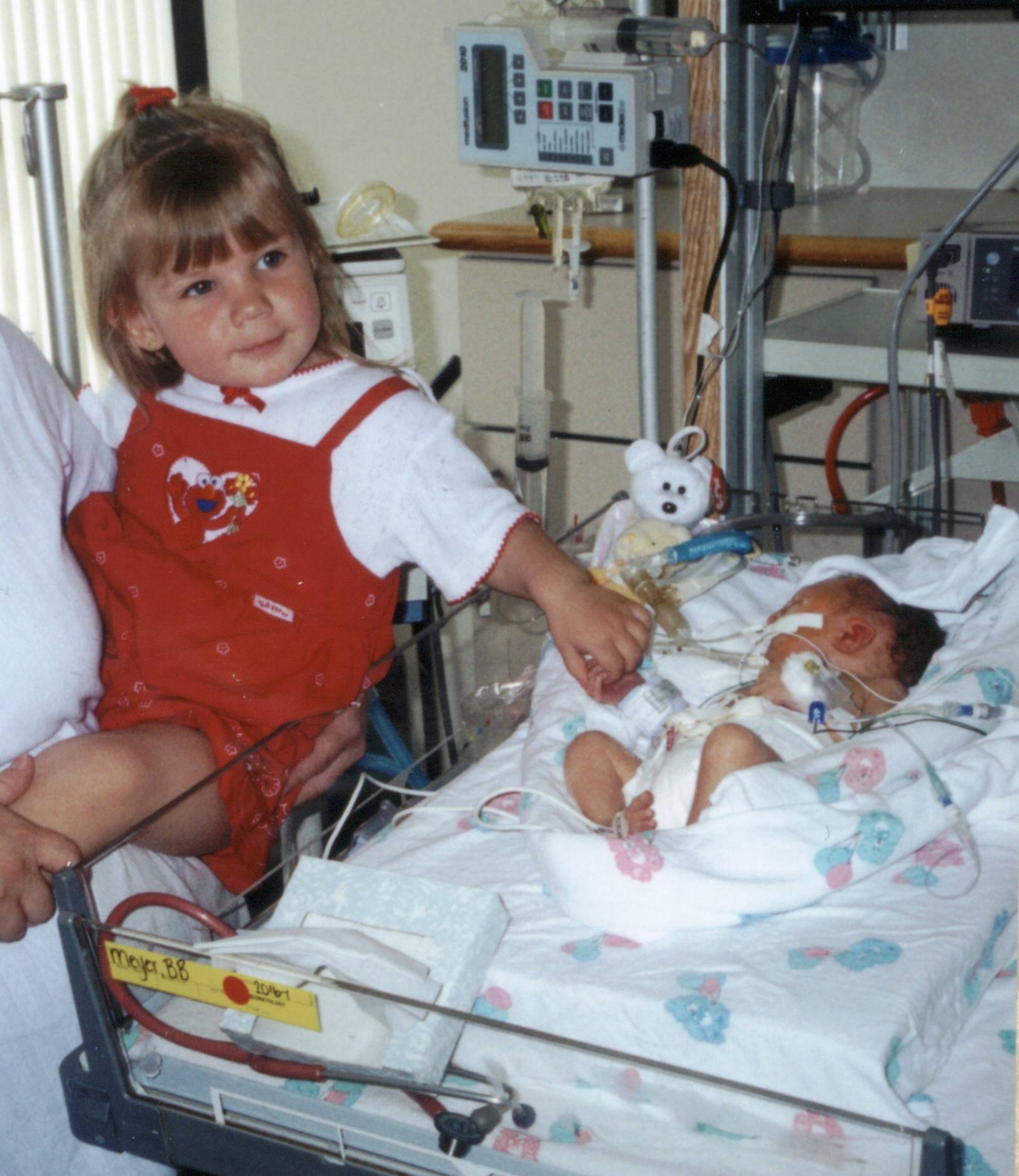 Kacie finally gets to meet her baby brother.