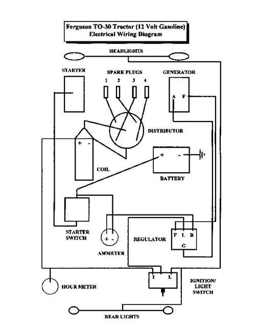 Massey Ferguson 135 Alternator Wiring Diagram from www.oocities.org
