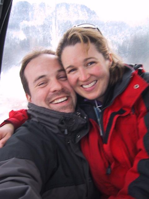 We got our own gondola, but it wasn't a mile high