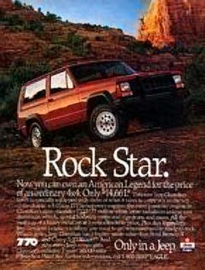 89 Jeep Cherokee ad