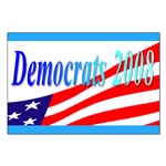 Democratic Party design for US Election 2008 - Vote Democrat 08 - Hillary Clinton & Barack Obama are the Democratic candidates for the Presidential Elections 2008 - Support the Democrats with political gear and buy Democrats 2008 t-shirts, buttons, stickers, yard signs, posters, bumper stickers, postcards, mugs and more!