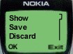 Show Save Discard