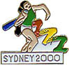 Pinstop Sydney 2000 Bid pin, Athletes-Shotput