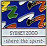 Pinstop Sydney 2000 Bid pin, Waves with Sydney 2000
