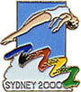 Pinstop Sydney 2000 Bid pin, Athletes-Diving