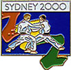 Pinstop Sydney 2000 Bid pin, Athletes-Judo