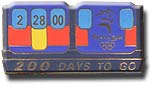 200 Days to Go Pin
