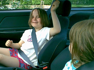 Emma dancing in the CRX