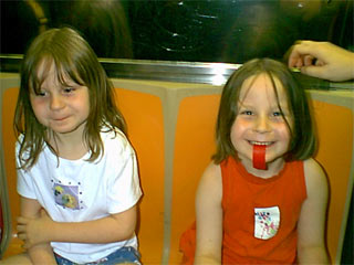 The kids on the NYC subway