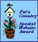Pat's Country Special Website Award