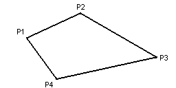 Image of a concave polygon with vertices appearing in clockwise order