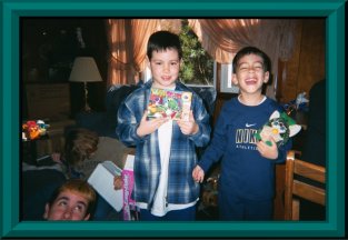 Peg's nephews Michael and David