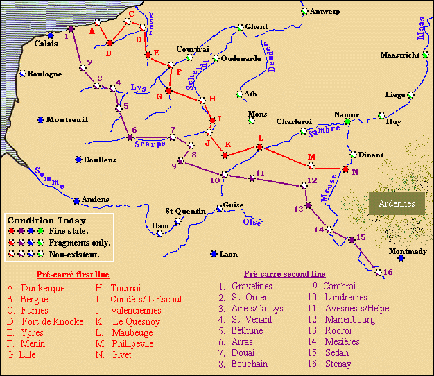 The Marshal Vauban Website Vauban's Pre Carre