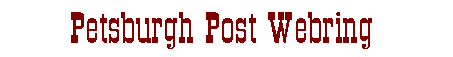 Petsburgh Post WebRing