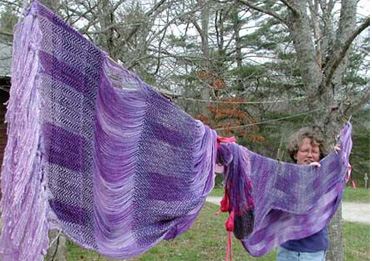 Weaving With Hand-Dyed Yarn