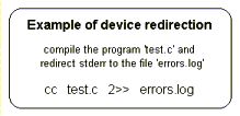 Csh Shell Redirect Stderr