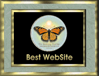 Butterfly WebSite Best Nature Sites Award
