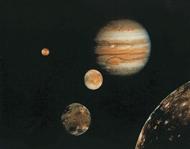 Jupiter and 4 Moons, Earth's professional Spajejunk Catcher!