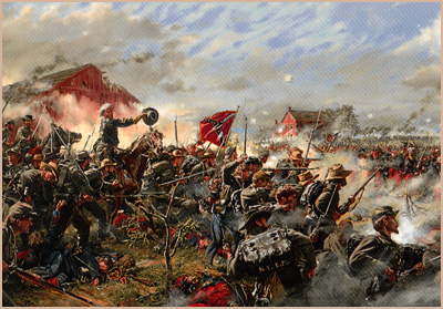 Barkham's Charge by Don Troiani