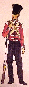 British soldier: 1830's
