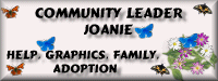 Community Leader 
Joanie