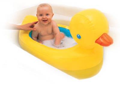 Temperature  Baby Bath on Duck Baby Bath   Make Bathtime More Enjoyable With This Inflatable