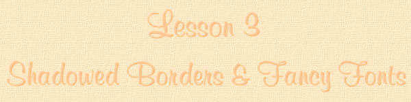 Lesson 3