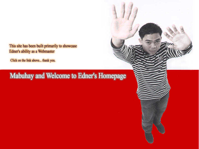 Mabuhay and Welcome to Edner's Homepage
