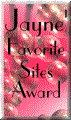 jayne' favorite sites award