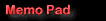 Memo Pad, 8-bit resources