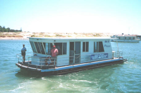 house-boat, peel inlet, south of perth