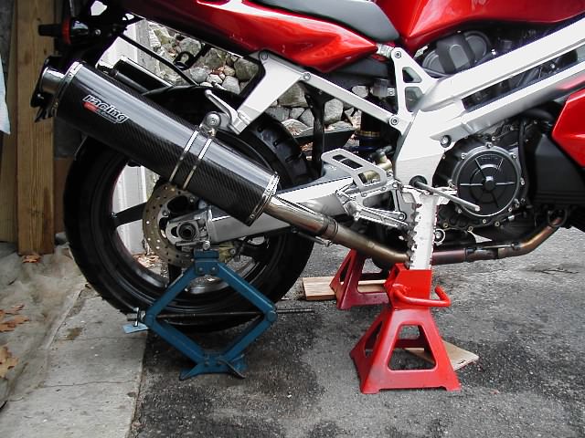 Aprilia Falco Shock Installation