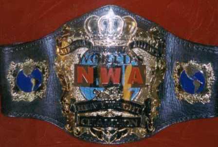 The new NWA World belt