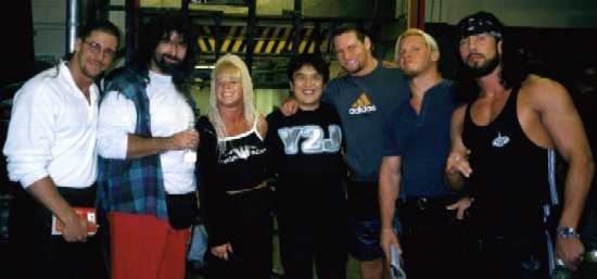 Masanori and his WWF friends