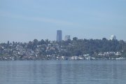 View of Seattle looking west from Mercer Island