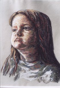 drawing of young girl