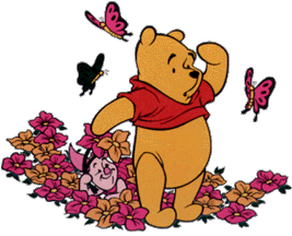 Pooh and Piglet Flower Patch