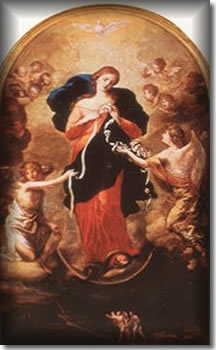 Virgen Maria desata los nudos