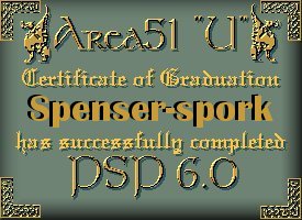 Spenser-spork, graduate of the Paint Shop Pro course at Area51 U.