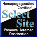 HomepageGoodies.com Select Site Award
