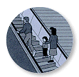 Toronto Transit Commission website image promoting Stand Right, Walk Left.