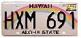 Picture of Hawaiian License Plate